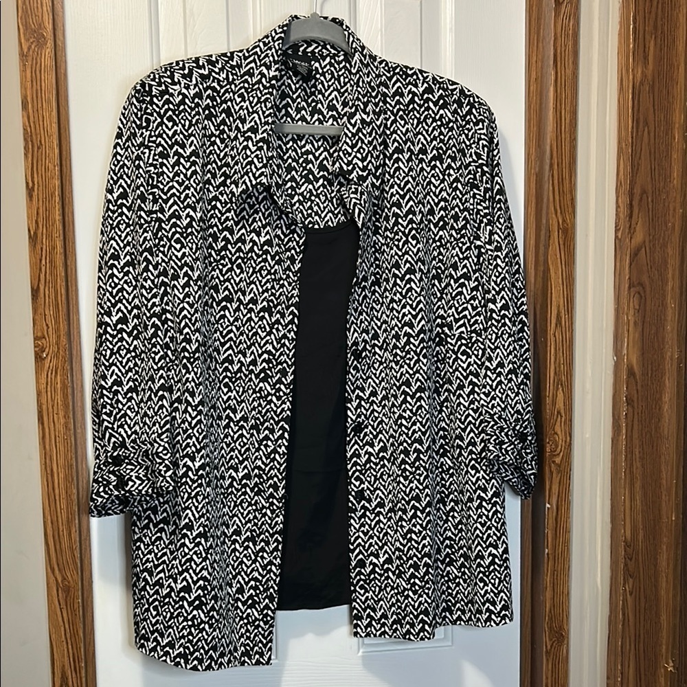 George Monochrome Patterned Women's Blouse